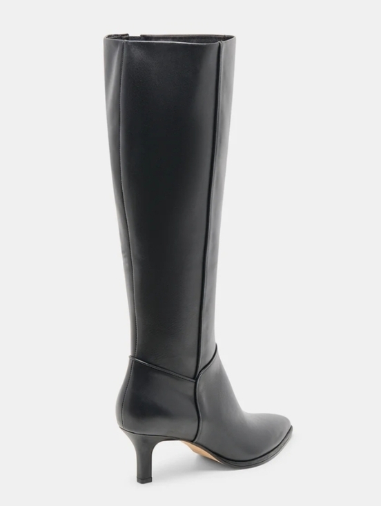 🖤🔹️Dolce Vita 🔹️Aldy  Black Leather High shaft Boots - Picture 4 of 8
